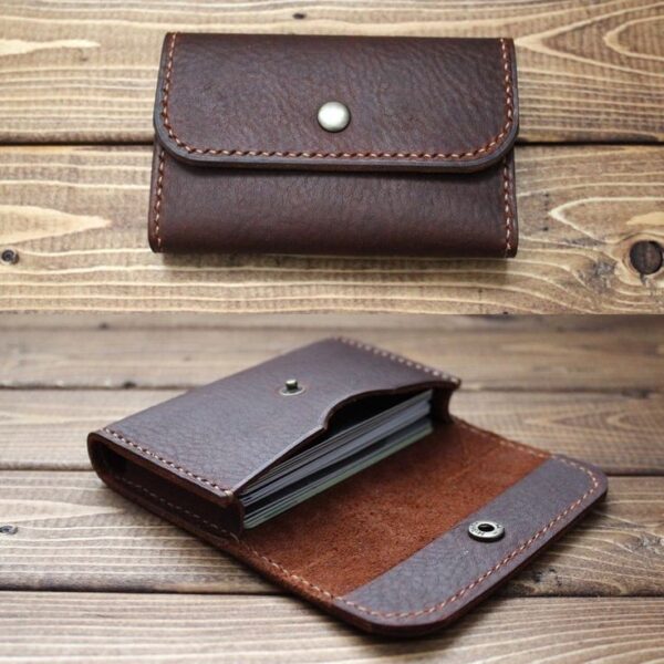 Premium Genuine Leather Card Holder – Slim & Stylish
